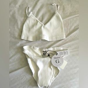 Brand New with Tags Hunza G - Virginia Nike Bikini in White!!!
